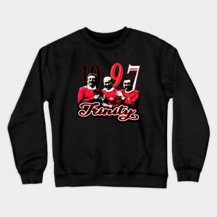 Manc Legends - Best, Charlton & Law - TRINITY Crewneck Sweatshirt